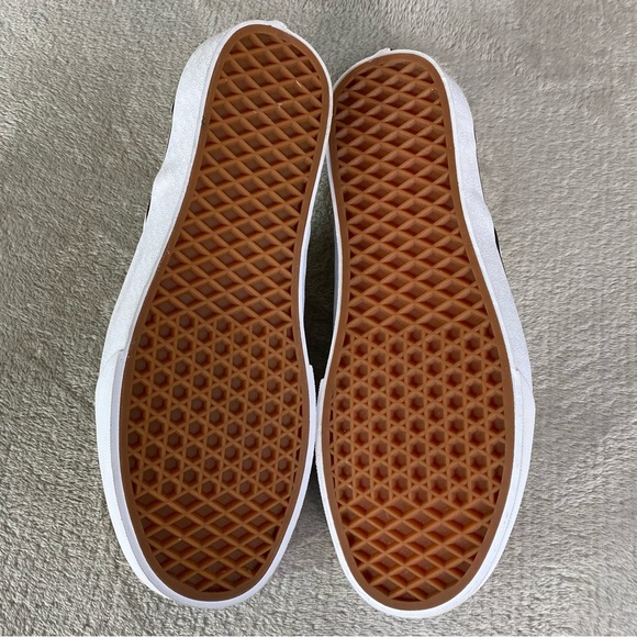 Vans Checkerboard Womens Sneaker Skate Shoes Size 7.5 Off White Black Canvas NEW - Picture 9 of 10